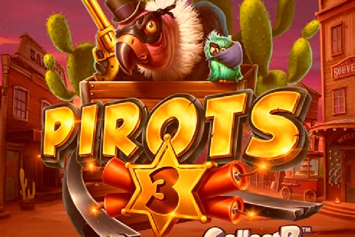 Faktenbasierter Test zum Pirots 3 Slot von ELK Studios. Analyse des 6x7 Grids, des Western-Themas (Banditenflucht, Showdown), 94 % RTP und des 10.000x Gewinn...